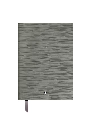Montblanc 4810 Medium Gri Deri Küçük Boy Defter 134711 Gri