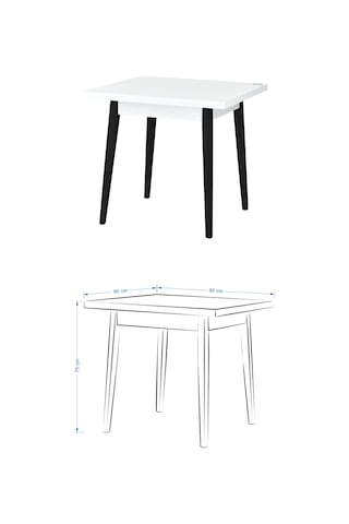 Vilinze Deniz Sandalye Avanos Ahşap Mdf Sabit Mutfak Masası Takımı - 80x80 Cmtk-avanos-8080-sb-lkn01s-deniz2-sigmagri Sigma Gri
