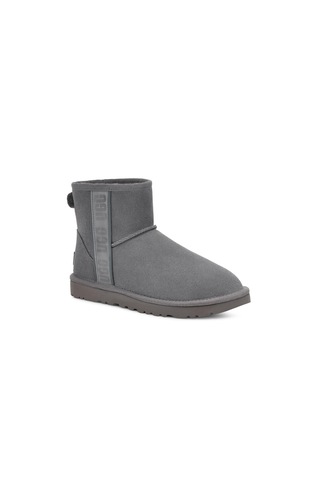 Ugg W/1134962 W Classic Mini Sıde Logo 2 Kadın Bot Gri