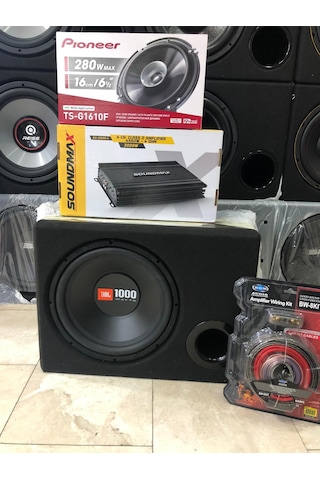 Jbl Cs-1214 30cm Bass Soudmax 4 Kanalı Anfi Pıoneer 16cm Hoparlör