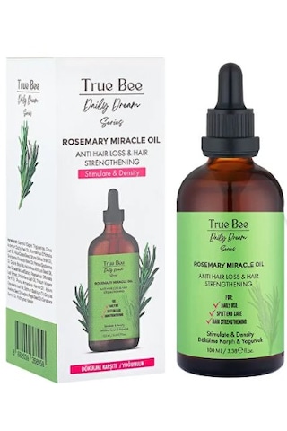 True Bee Daily Dream Rosemary Miracle Oil - Saç Dökülme Karşıtı Biberiye Yağı 100 Ml