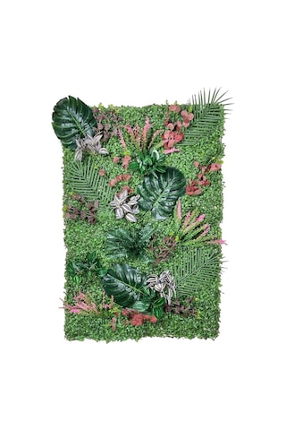 Yapay Çiçek Duvar Kaplama 1M2 120x80 Cm Panel Şimşir Dik Duvar Uy