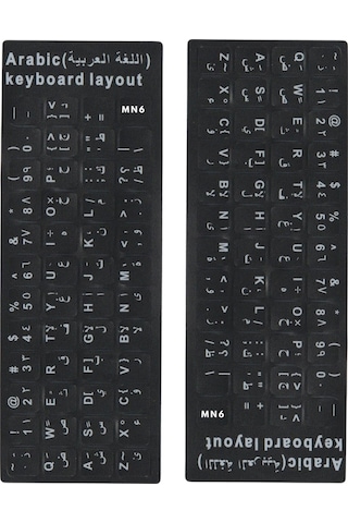 Mn6 Map01 Arapça Klavye Etiketi/silinmez-30 Adet/notebook-pc Uyumlu/arapça Klavye Sticker