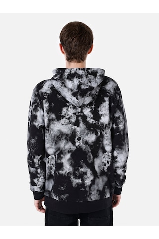 Colin's Colins Regular Fit Baskılı Siyah Erkek Sweatshirt Cl1066554 Siyah