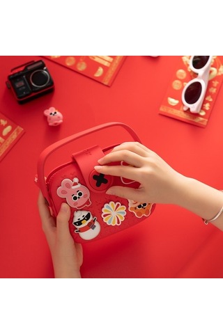 Çocuk Çantası Omuz Crossbody Çantası 5jjw65 Açık Kırmızı