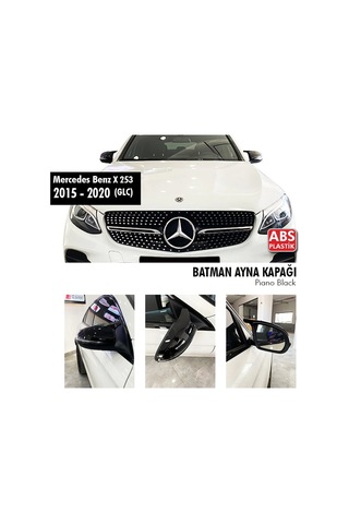 Mercedes Glc Yarasa Ayna Kapağı Piano Black Parlak Siyah