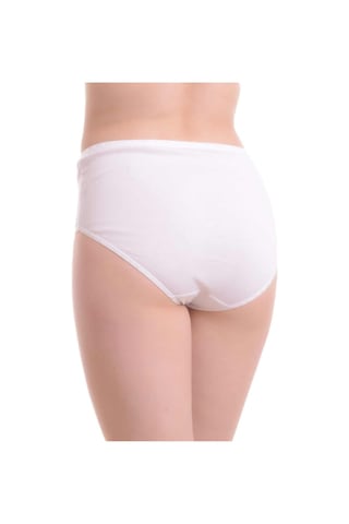 Nacar Store Kadın Beyaz Yüksel Bel Bato Külot 3'lü