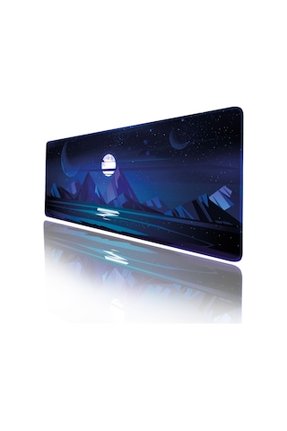 Helixsun Mouse Pad Büyük Boy Gaming Oyuncu XXl 90x40 CM Moonlight
