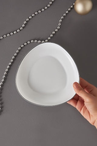 Karaca Agata Opal Cam Çukur Tabak 18 Cm