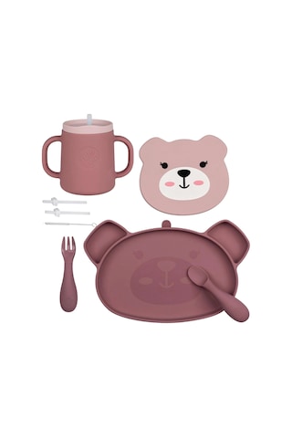 Tum Tum Silikon Beslenme Seti 7 Parça - Betsy Bear