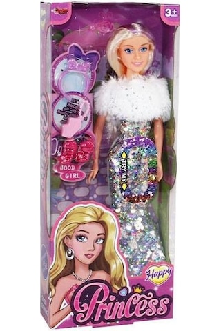 Sh40688 Kut.princess Pullu Kıyafet Bebek -zrv