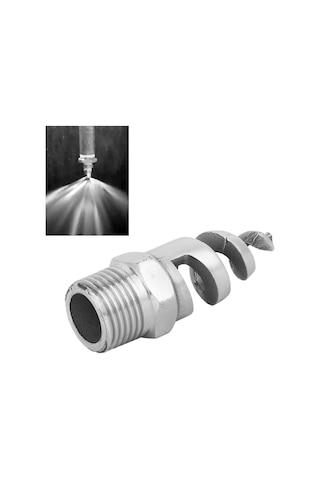 Mufunye 316l Çelik Konik Spiral Sprey Bağıcı, Erimeyen, Tıkanıklık Önleyici, G1/2 Dn15, 60-180 Açı, 5.5-4140 L/dk Debi