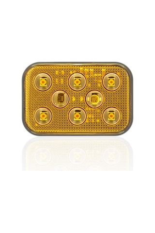 Sanel 24v Lamba 6-ledli Sarı 60 40 Mm Yapışkanlı