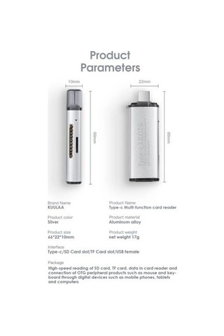 Daytona Ads-103 Type-C=Usb3.0 Otg Veri+Kart Ok Ad
