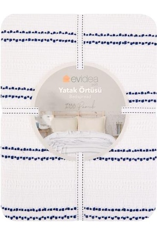 Evidea Soft Çift Kişilik Yatak Örtüsü - Gri - 225x250 Cm Gri