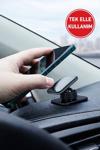 Jel Yapışkanlı Araba Telefon Tutucu Torpido Tipi, Güçlü Tutuş, Navigasyon Standı