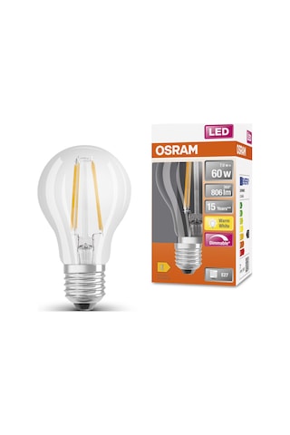 Osram Led Flament Dim 7w Sarı Işık E27