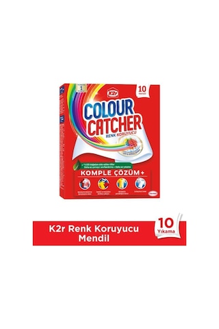 K2R Renk Koruyucu Mendil 6 X 10'Lu Paket (60 Yikama)