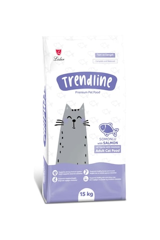 Trendline Somonlu Yetişkin Kedi Maması 15 KG