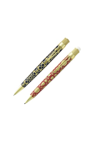 Retro 51 The Met Geometric Roller Kalem-mekanik Kurşun Kalem 1.15 Mm Seti Mrs-2121 Çok Renkli
