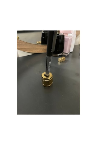 Pirinç Kalem Tutucu Gold