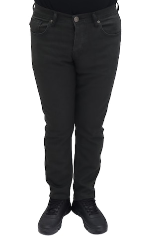 Hacker Denim Hacker Dmctekstil Erkek Haki Yeşil Y872 Yüksek Bel Normal Kesim Boru Paça Jean Pantolon