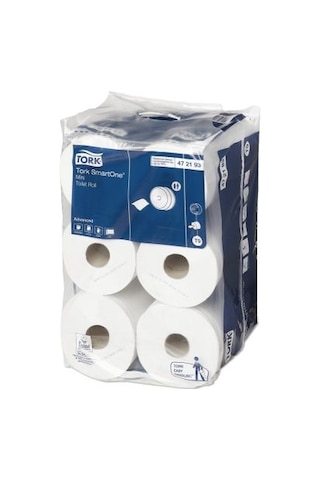 Tork SmartOne İçten Çekmeli Mini Tuvalet Kağıdı 112 M 12 Rulo