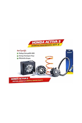 Setup Motorcycle Honda Activa S Debriyaj Performans Seti