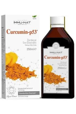 İmmunat Zerdeçal Ekstraktı Curcuminp53 250 Ml İmmunat Zerdeçal Ekstraktı Curcuminp53 250 Ml