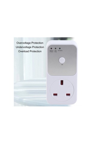 Tenfowee Ev Elektrikli Cihazları Koruyucu Prizi - Standart Fişli Gerilim Koruma Aleti, Güvenli Kullanım Ve Devre Arızalarından Koruma