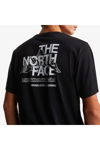 The North Face Mountain Sketch Regular Erkek T-shirt Nf0a8guzjk31 Siyah