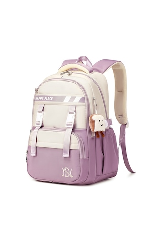 Tenfowee Suya Dayanıklı Kadın Çantası, Vintage Çiçek Desenli Hafif Sırt Çantası, Omuz Dostu Tasarım Çok Renkli