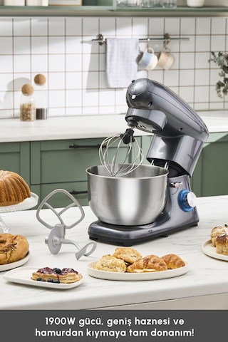 Karaca Multichef 1900 W Stand Mikser Mutfak Şefi 5.5 L