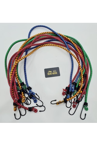 Kancalı Bagaj Gergi Lastiği 10mm Kalınlık X 100 Cm - 10 Adet