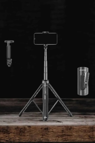 Mey Najmaddin Tripod Kablosuz Bluetooth Bağlantılı Selfie Çubuğu 360 Derece Dönebilen Najmaddin
