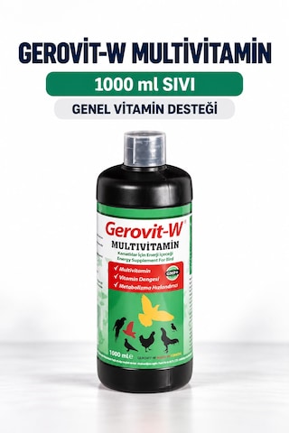 Gerovit-w Multivitamin 1000 Ml Yoğun Kıvam Gerovit-w Multivitamin 1000 Ml Yoğun Kıvam