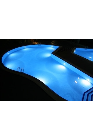 Cometepool Siyah Çerçeve Mini 13cm Beyaz Işık Smd Led Havuz Sıva Üstü Aydınlatma Lambası 6w-toptancıyızbiz