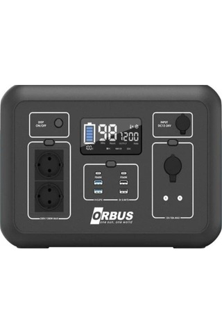 Orbus 1200w 1132wh Power Station Taşınabilir Güç Kaynağı Güç İstasyonu