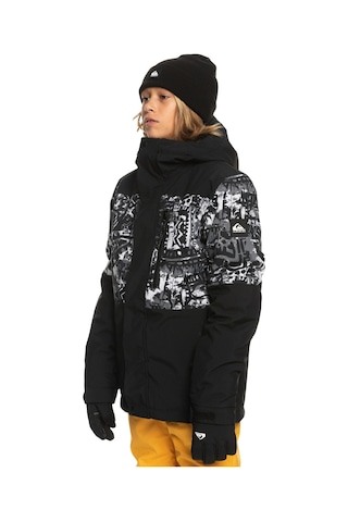 Quıksılver Mıssıon Prınted Block Çocuk Snowboard Montu Siyah