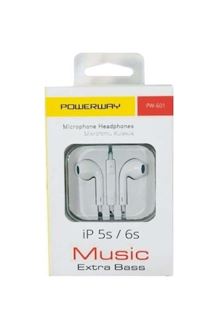 Powerway PW-601 Mikrofonlu Kulak İçi Kulaklık