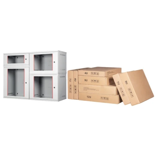 Lande 12u 540x400mm 19'' İnç De Monte Tekerleksiz Duvar Tipi Rack Kabin