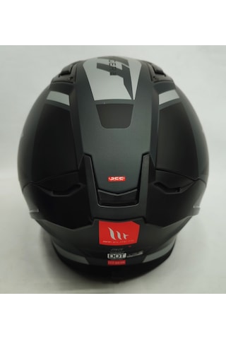 Mt Stinger 2 Zivze C2 V28B Şefaf Vizörlü Kapalı Motosiklet Kaskı Mat Siyah