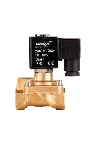 Unox Genel Maksat Normalde Açık Solenoid Valf (0,5-16 BAR)