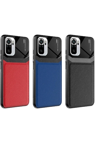 Xiaomi Redmi Note 10s Kılıf Zore Emiks Kapak Siyah