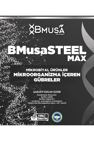 Bmusa Steelmax 1lt Mikrobiyal Gübre 1 L