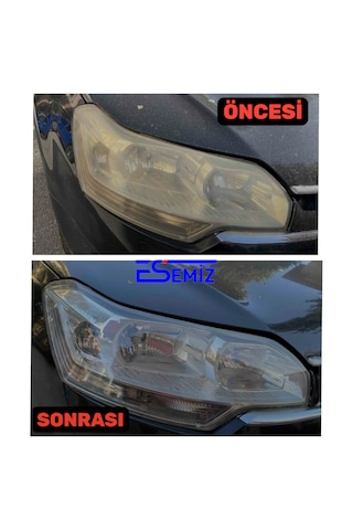 Buharsız Sıvısız Uğraştırmayan 2 Dakikada Kolay Far Temizleme