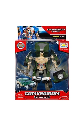 S00081234 1/32 Robot Transformer Ses/ışk 10a -sun Çok Renkli