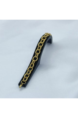 Yeni Sezon Vip Özel Seri Paslanmaz Çelik Gemi Zinciri Model Altın Kaplama Kadın Bileklik Gold