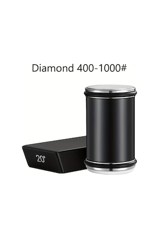 Xuweiwei Siyah Rotary Bileme Aleti 400 Ve 1000 Elmas Bileyici Tas Profesyonel Mutfak Bileme Araci 15 20 Aci Manyetik Bicak Tutucu