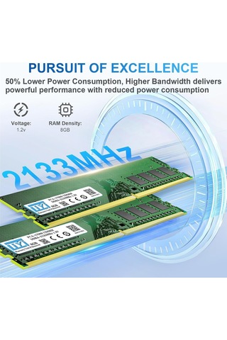 Ram 8gb 1x8gb Ram 288pin Cl15 1.2v Ddr4 2133mhz Pc4-17000 Dram Udımm Masaüstü Bellek Pc Ram Bilgisayar Bellek Yük
